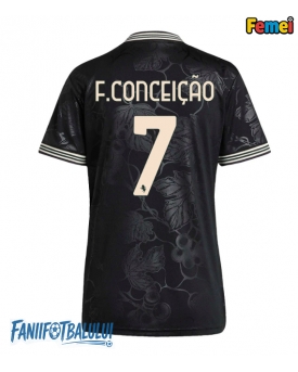 Juventus Francisco Conceicao #7 Tricou Fotbal Replică 2025-26 Femei Treilea